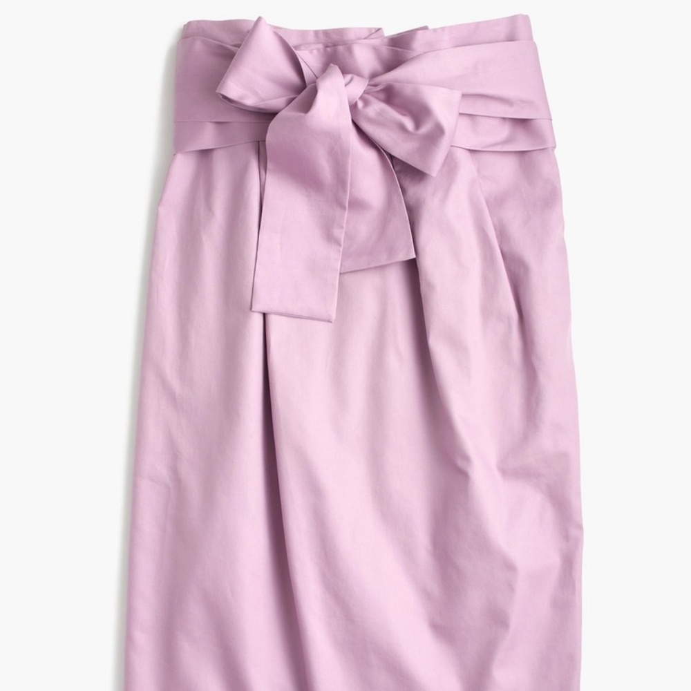 J. Crew Paper Bag skirt in dust mauve